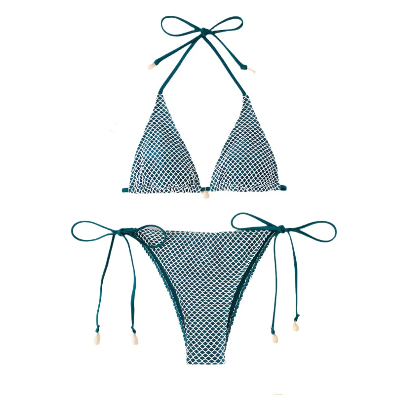 Netted Two Piece Swimsuit