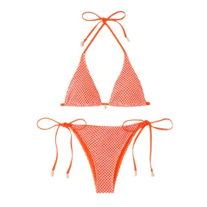 Netted Two Piece Swimsuit