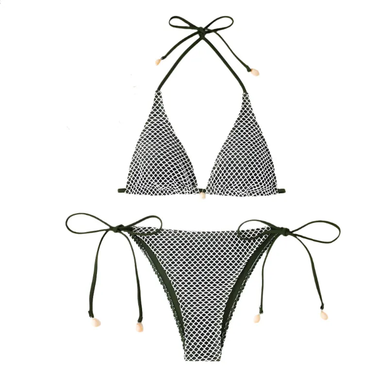 Netted Two Piece Swimsuit