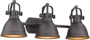 New in box! Emliviar 3-Light Vanity Light Fixture, Oil Rubbed Bronze Finish with Metal Shade