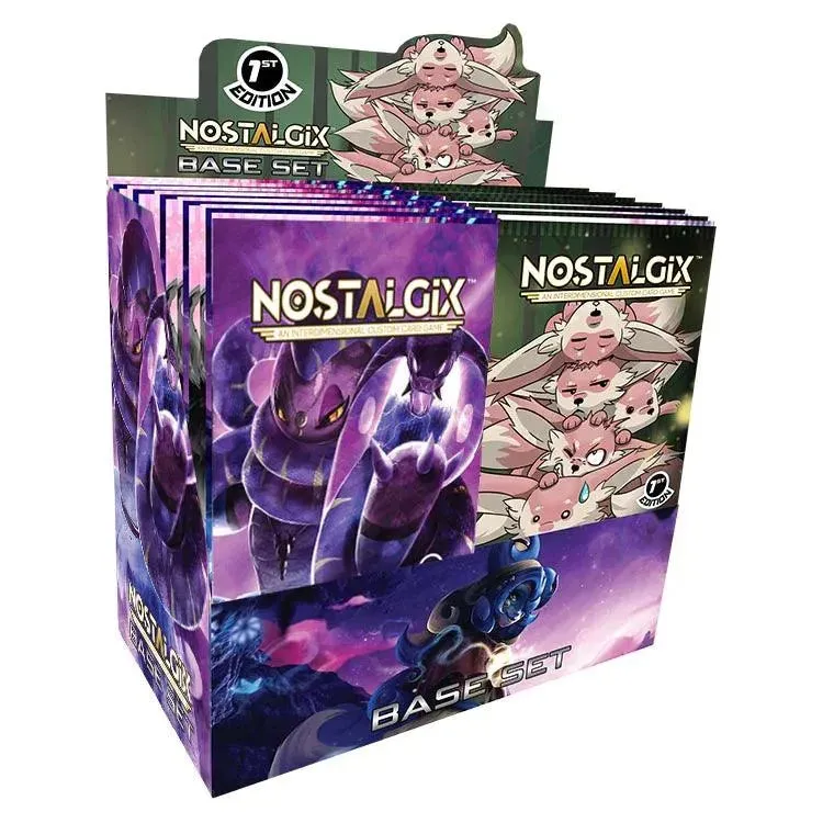 Nostalgix TCG Base Set 1st Edition Booster Display