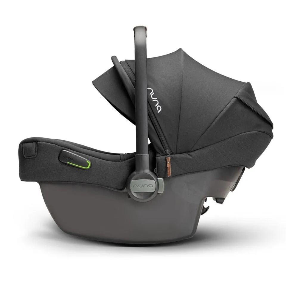Nuna Pipa Next i-Size Infant Carrier - Caviar (Tan Leatherette)