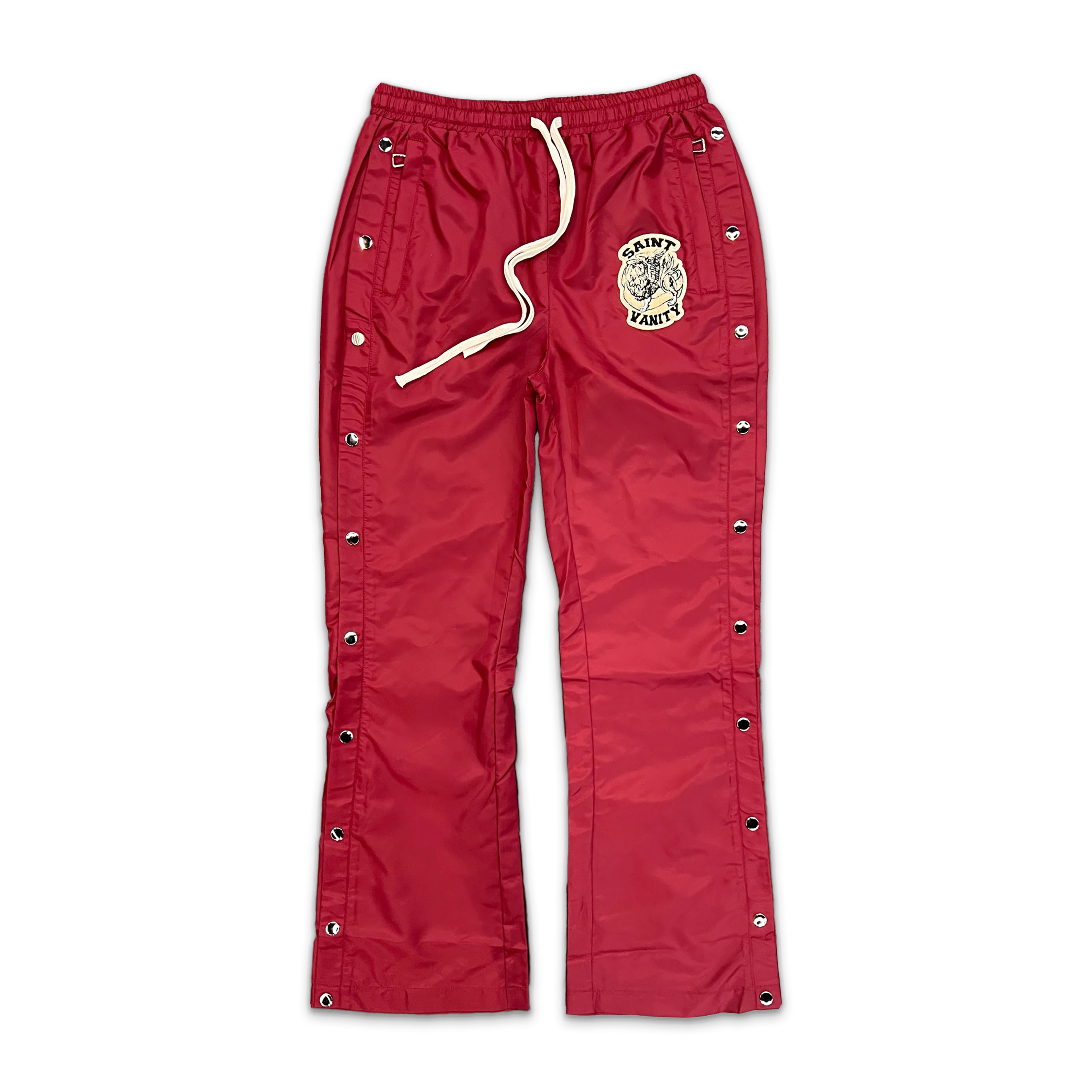 Nylon Track Pants "Maroon"