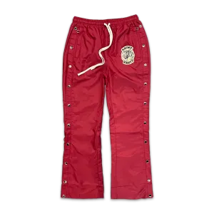 Nylon Track Pants "Maroon"