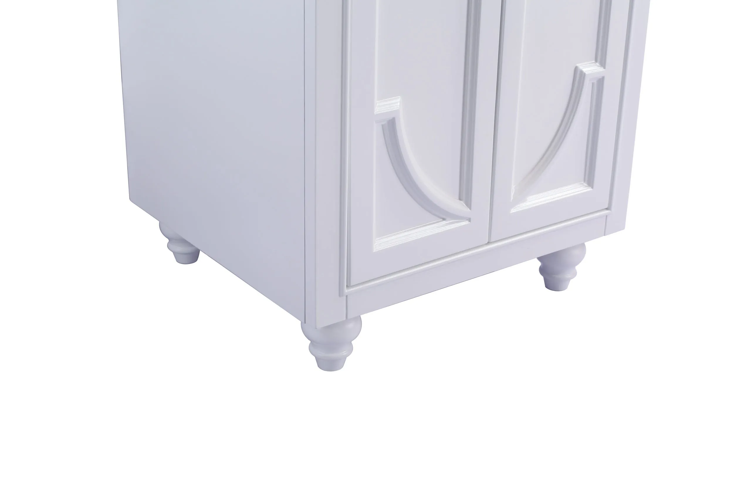 Odyssey 24" White Bathroom Vanity with Countertop