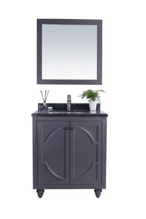 Odyssey 30" Maple Grey Bathroom Vanity with Countertop