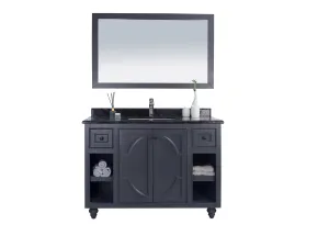 Odyssey 48" Maple Grey Bathroom Vanity with Countertop