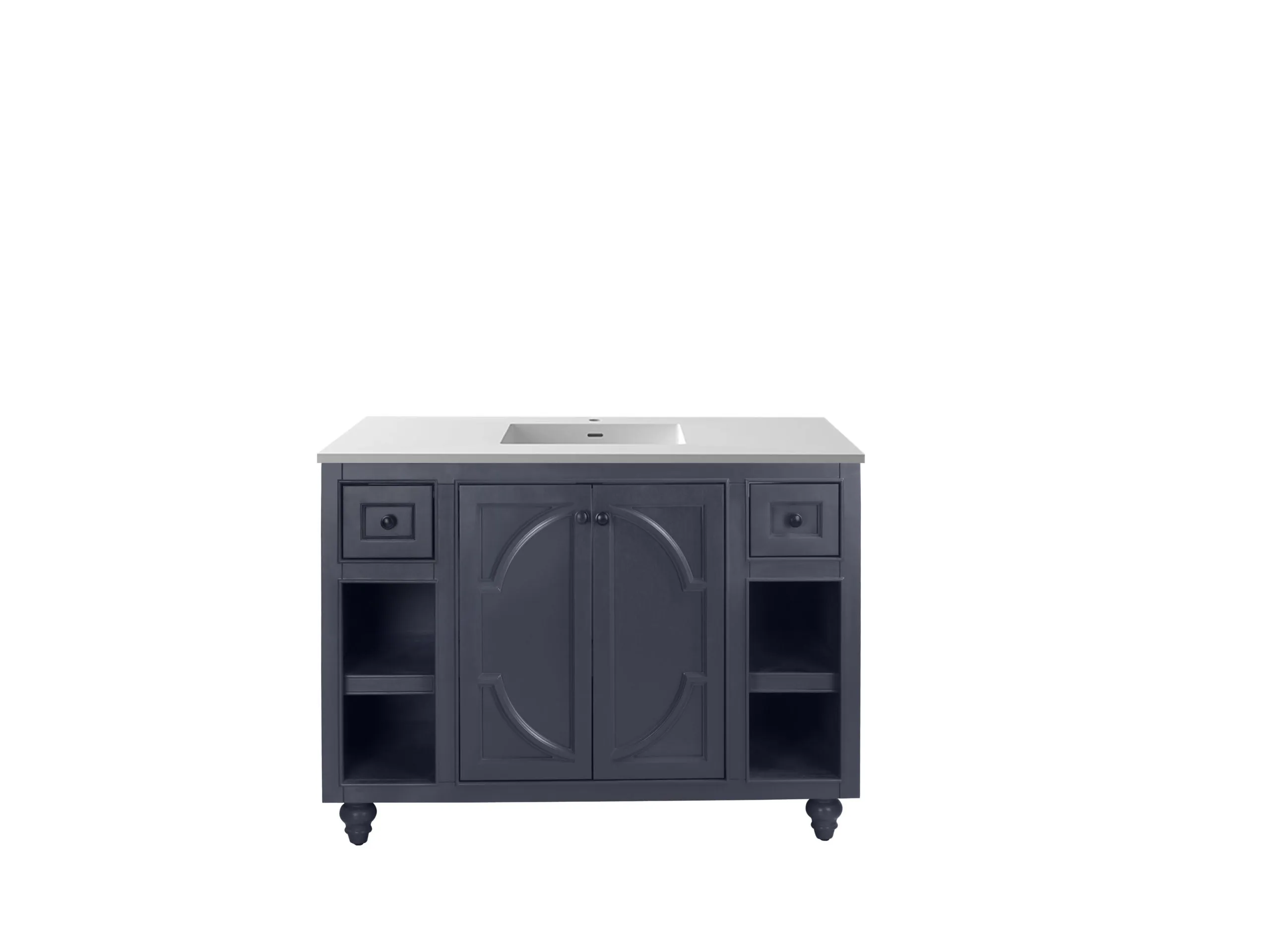 Odyssey 48" Maple Grey Bathroom Vanity with Countertop