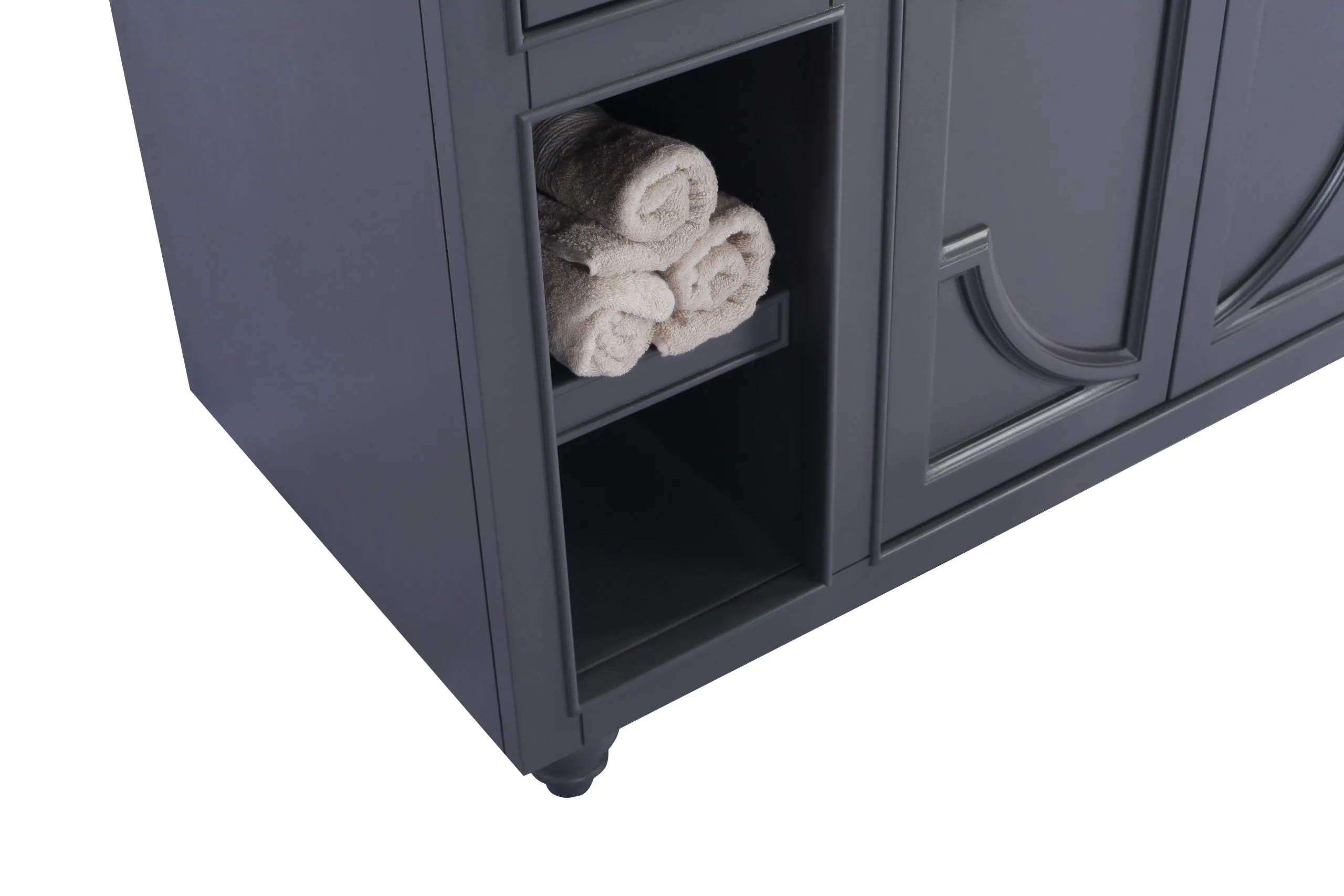 Odyssey 48" Maple Grey Bathroom Vanity with Countertop