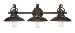 O'Neal Burnished Bronze 3 Light Vanity Fixture