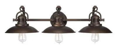 O'Neal Burnished Bronze 3 Light Vanity Fixture