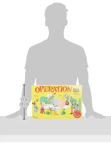 Operation Electronic Board Game With Cards Kids Skill Game Ages 6 and Up (Amazon Exclusive)