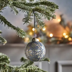 Ornament Grå/Guld