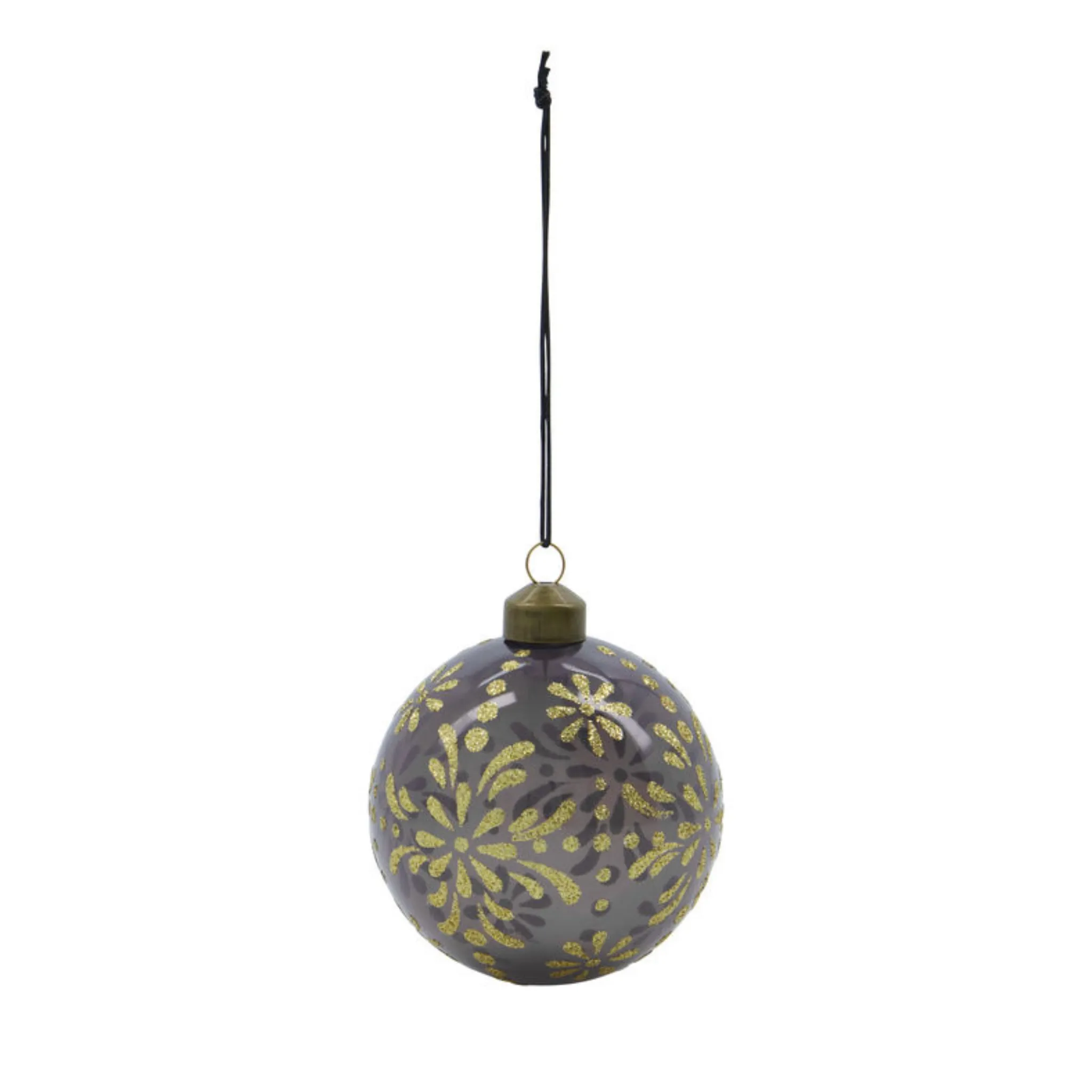 Ornament Grå/Guld