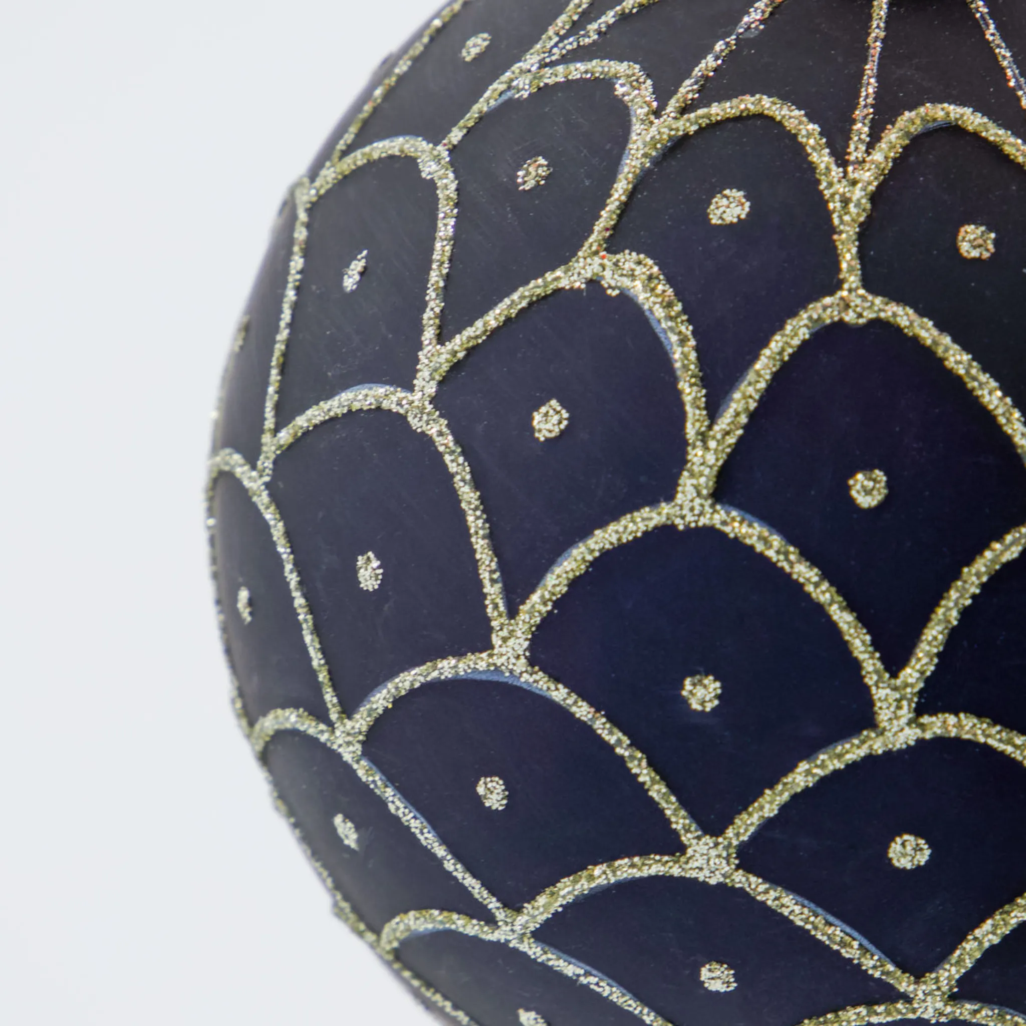 Ornament Mørklilla/Glitter