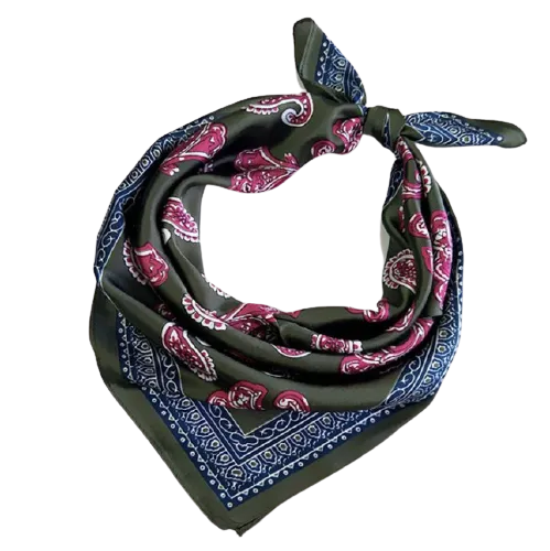 Paisley Tuch Grün