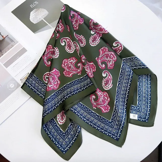 Paisley Tuch Grün