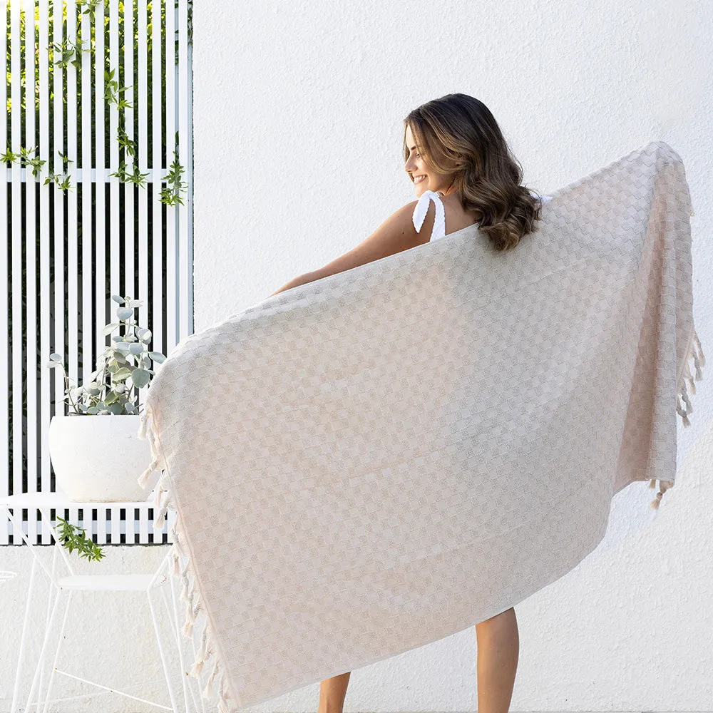 Paloma Beach Towel - Pebble