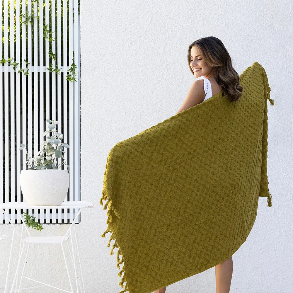 Paloma Beach Towel - Pickle