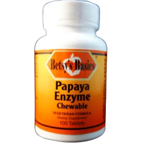 Papaya Enzyme Chewable, 100 tab