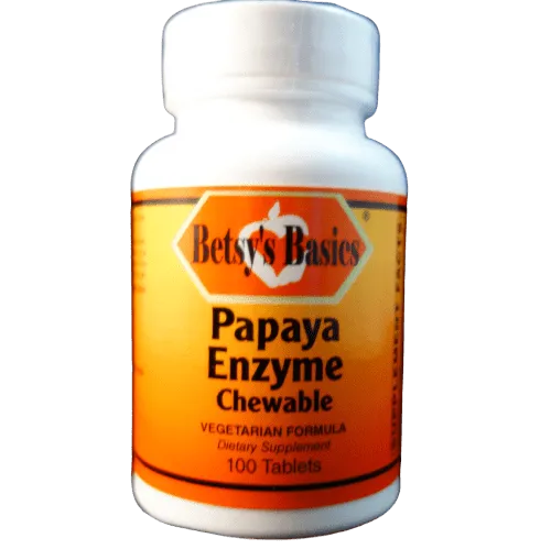 Papaya Enzyme Chewable, 100 tab
