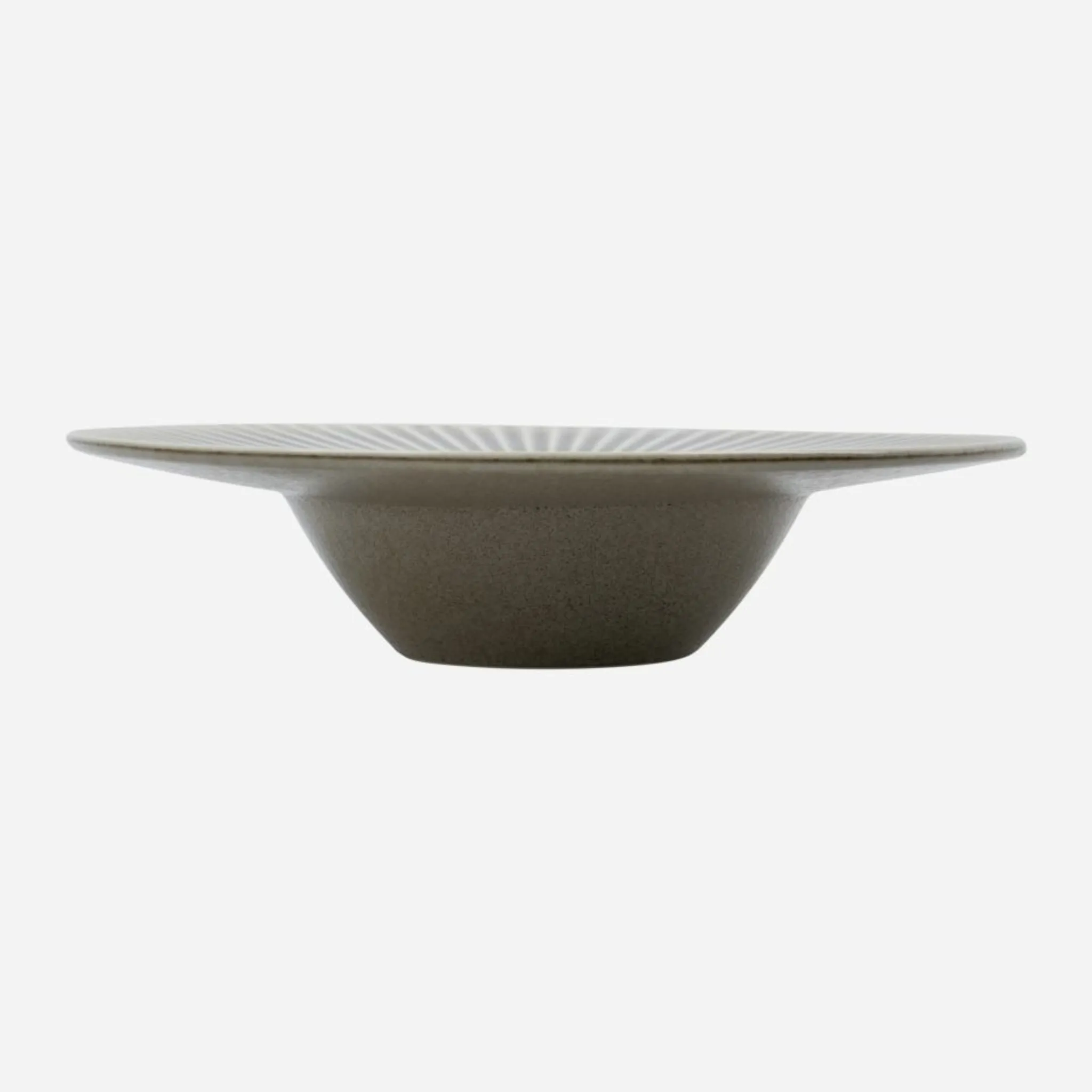 Pastatallerken Pleat - Grå/Brun