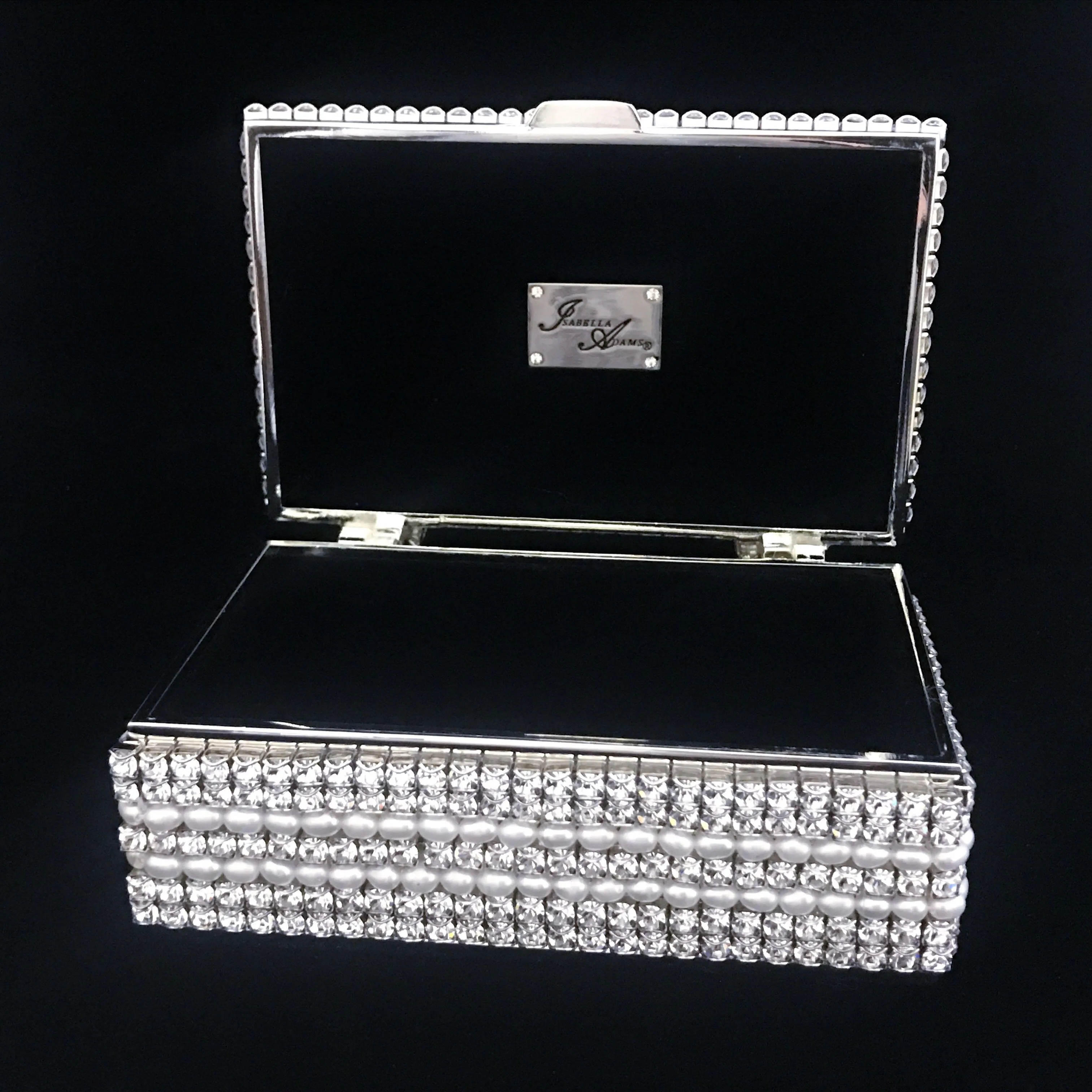 Pearl Keepsake Box Featuring Premium Crystal