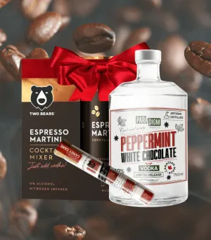 Peppy Mocha Espresso Martini Cocktail Kit Gift Set