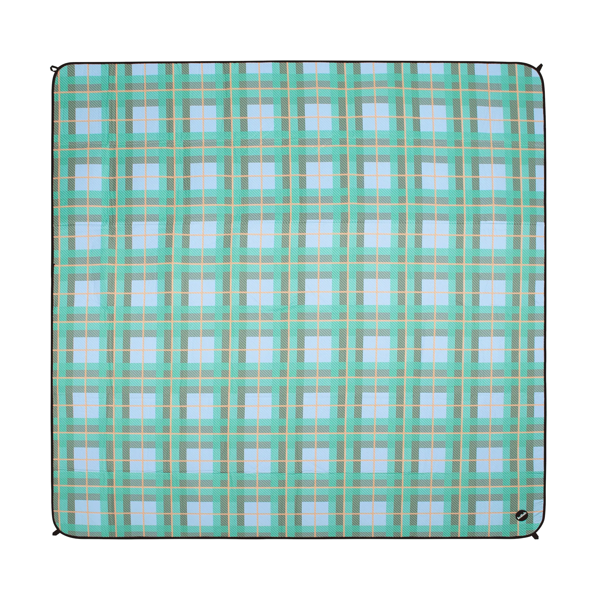 Picnic Mat Ocean Check