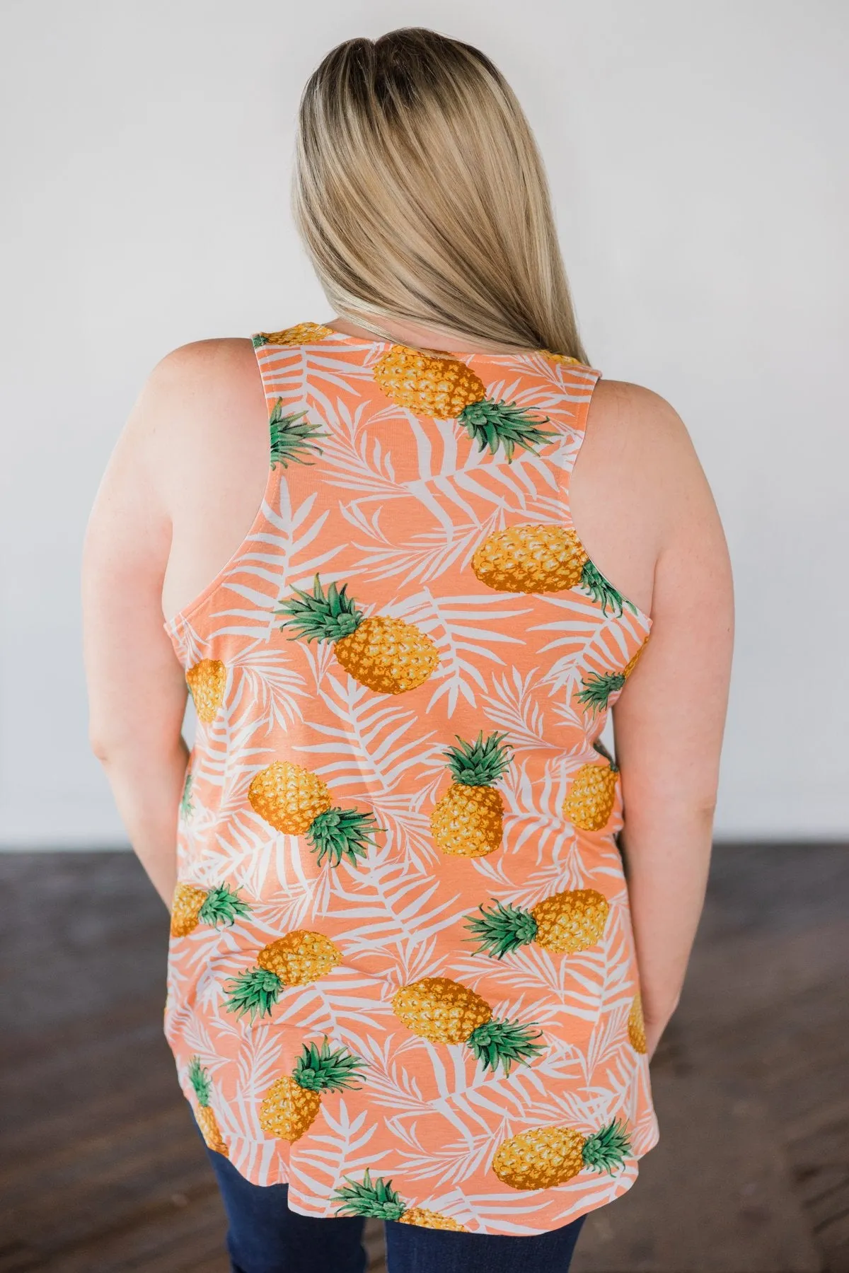 Pineapple Dreams Tank Top - Sherbert