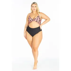 PINK LEOPARD SWIMSUIT