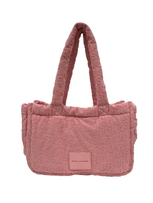 Pink Terry Jacobs Logo Patch Tote