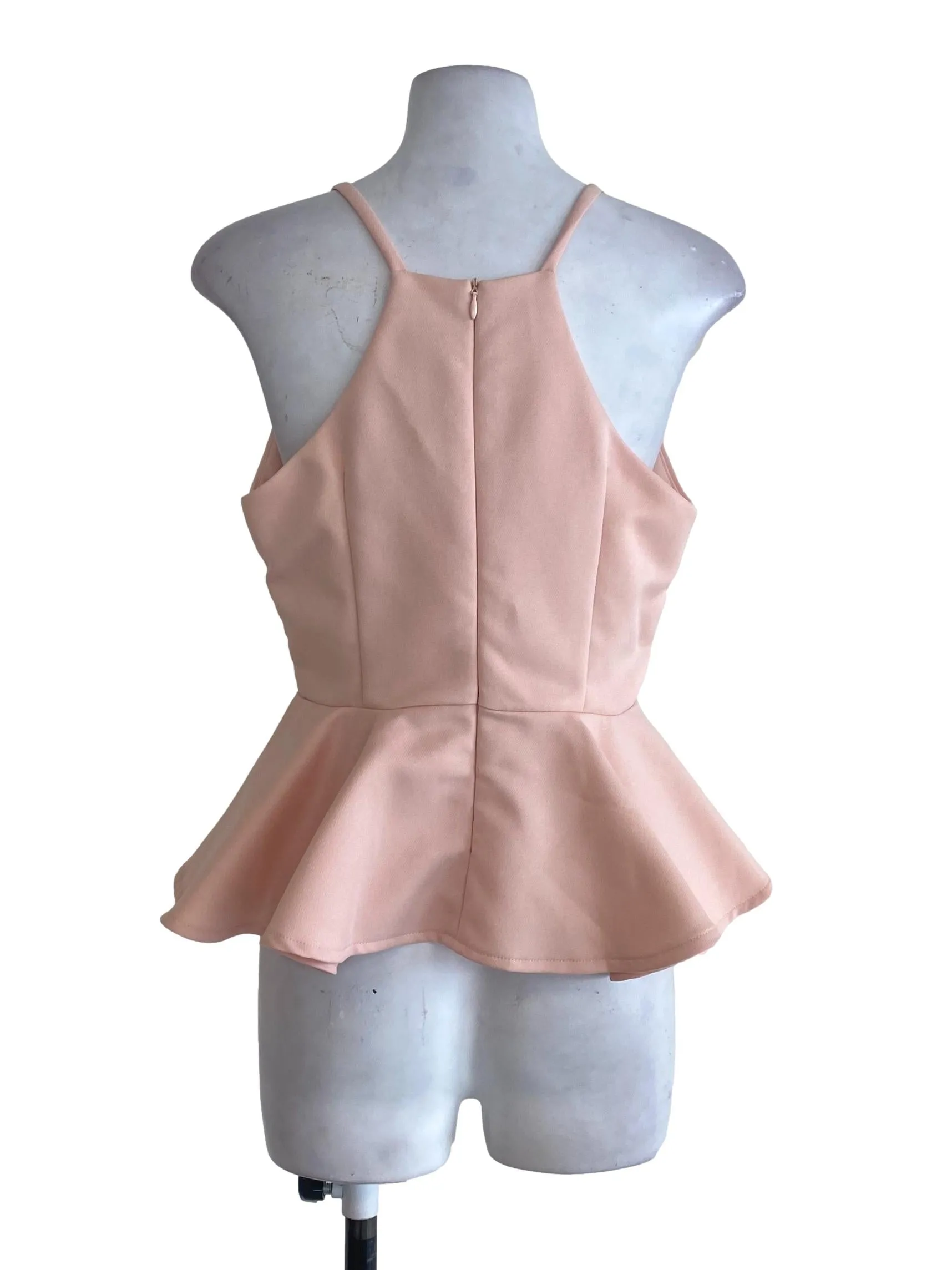 Pink V Neck Top