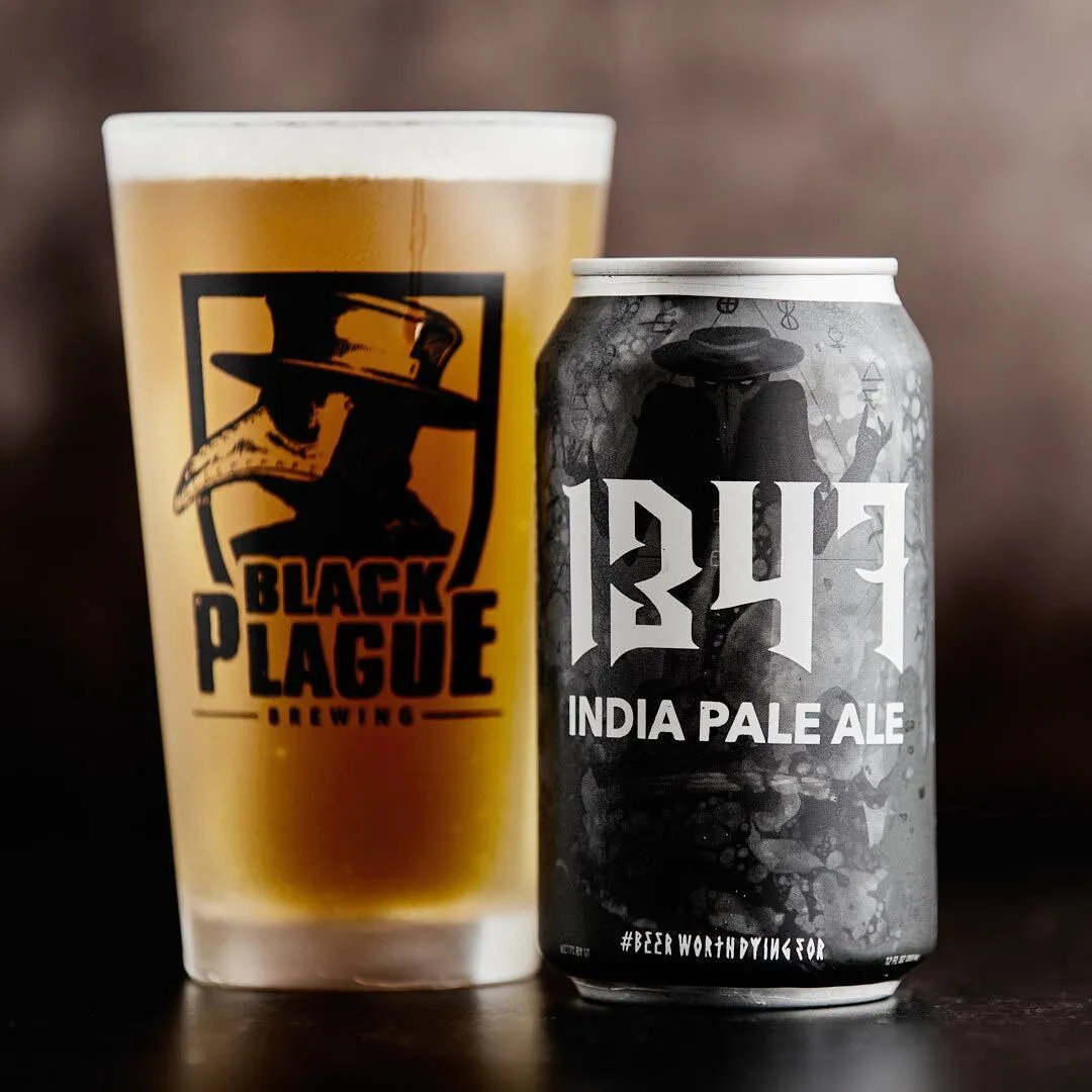 Plague Doctor Pint Glass