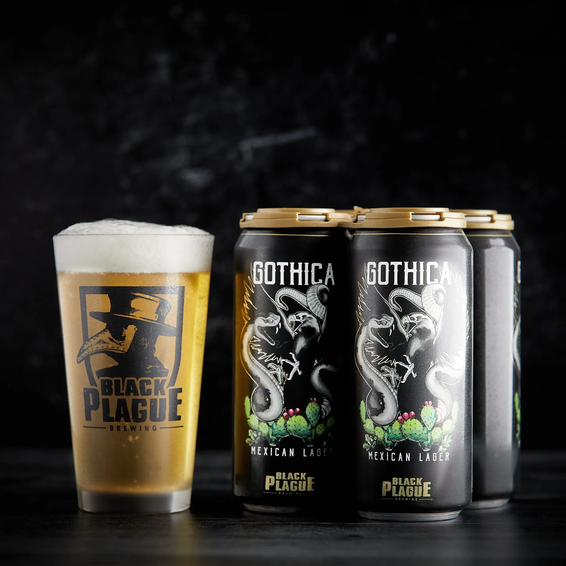 Plague Doctor Pint Glass
