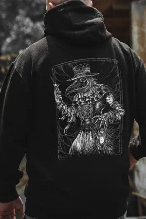 Plague Doctor Print Men's Hoodie