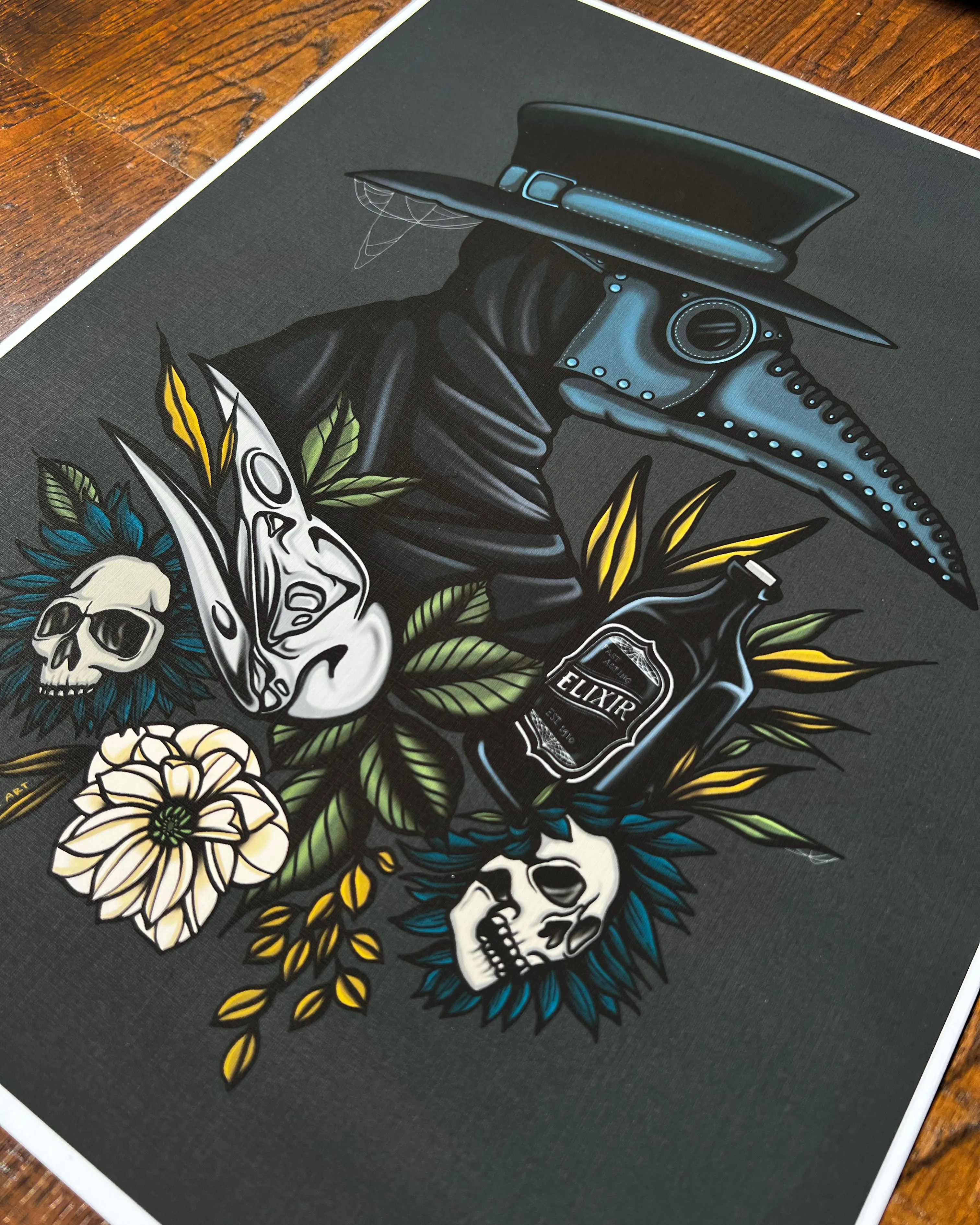 Plague Doctor Print