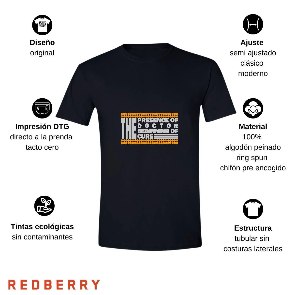 Playera Hombre Doctor Médico Medicina DR1003