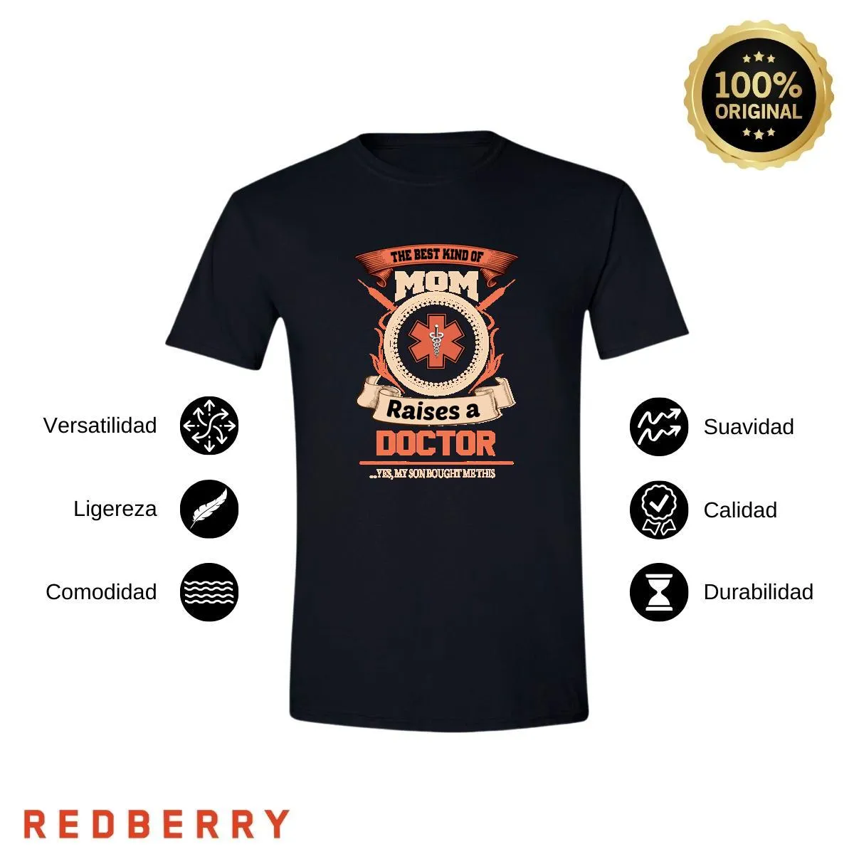 Playera Hombre Doctor Médico Medicina DR1007