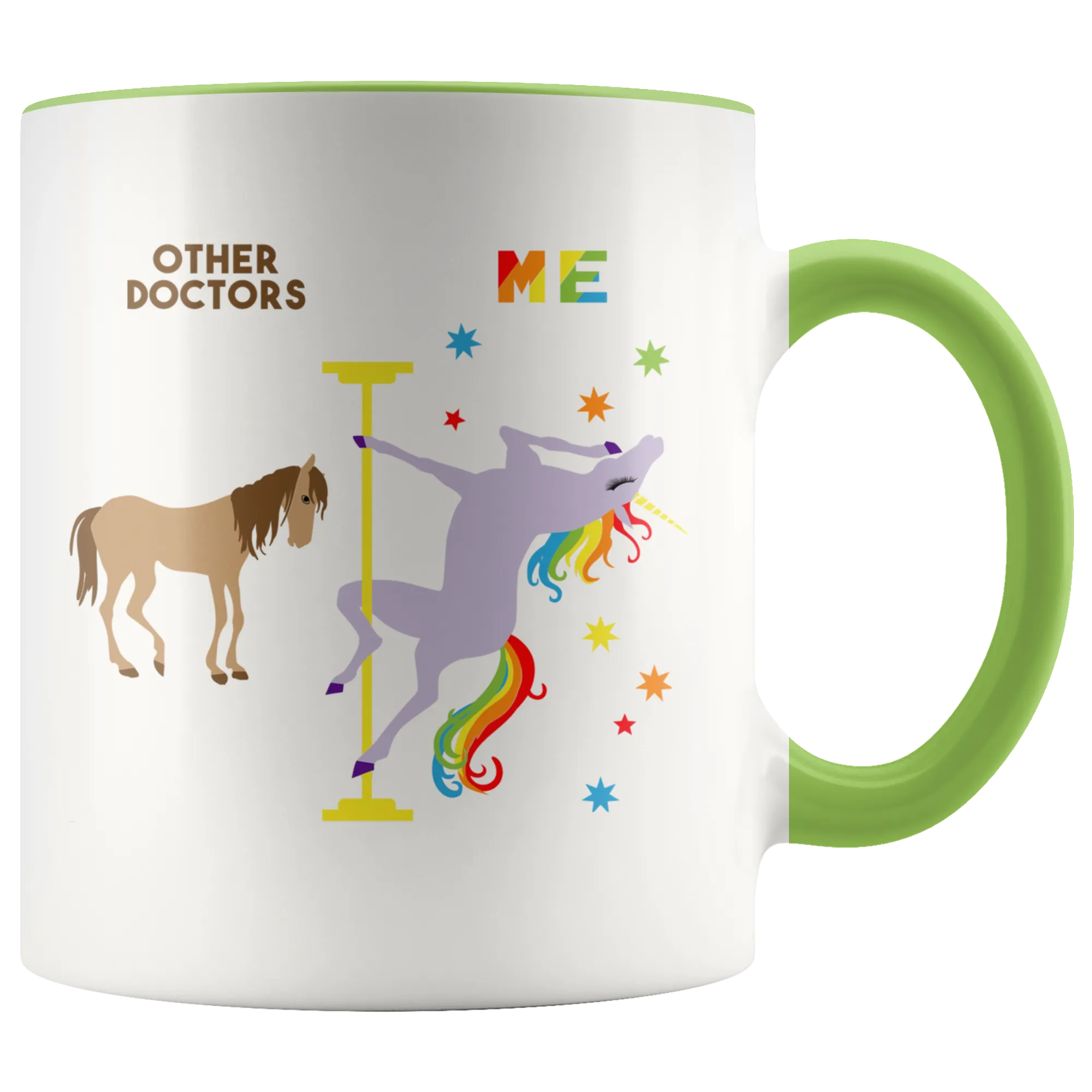Pole Dancing Unicorn Coffee Mug Future Doctor Medical Student Gift Doctor To Be Cup Med School Gifts