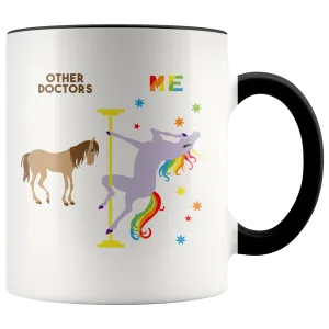 Pole Dancing Unicorn Coffee Mug Future Doctor Medical Student Gift Doctor To Be Cup Med School Gifts