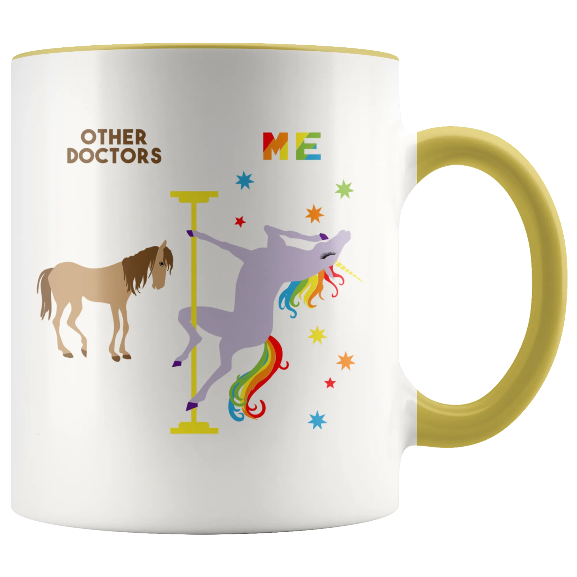Pole Dancing Unicorn Coffee Mug Future Doctor Medical Student Gift Doctor To Be Cup Med School Gifts