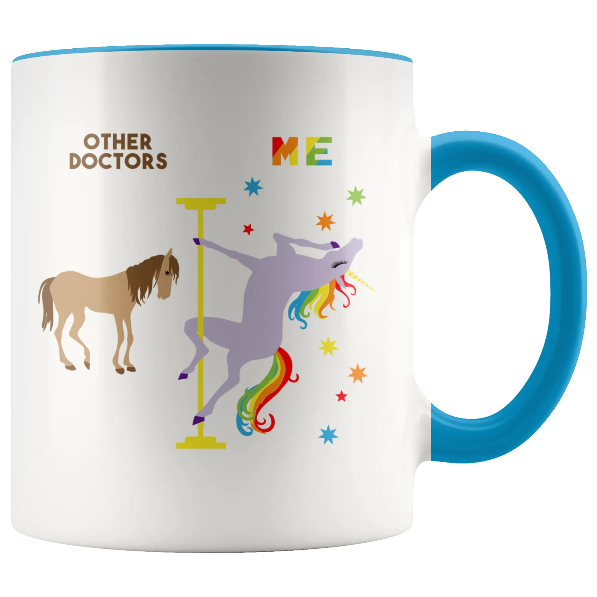 Pole Dancing Unicorn Coffee Mug Future Doctor Medical Student Gift Doctor To Be Cup Med School Gifts