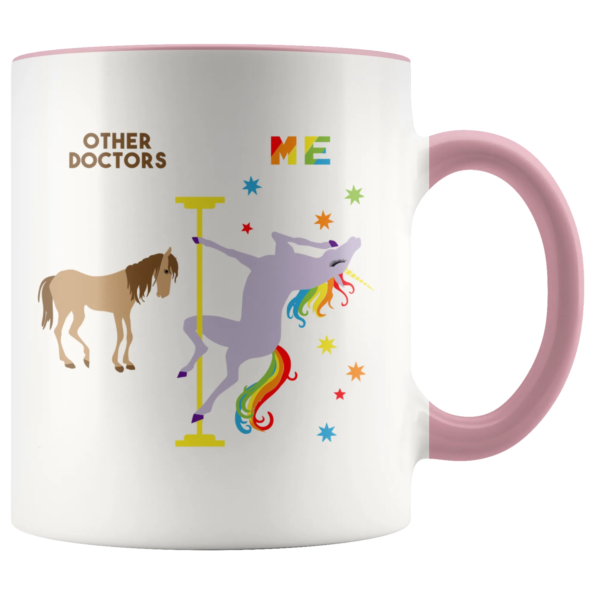 Pole Dancing Unicorn Coffee Mug Future Doctor Medical Student Gift Doctor To Be Cup Med School Gifts