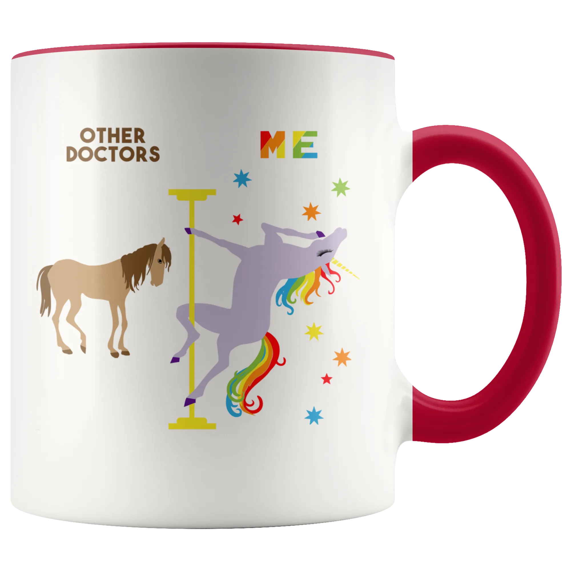Pole Dancing Unicorn Coffee Mug Future Doctor Medical Student Gift Doctor To Be Cup Med School Gifts