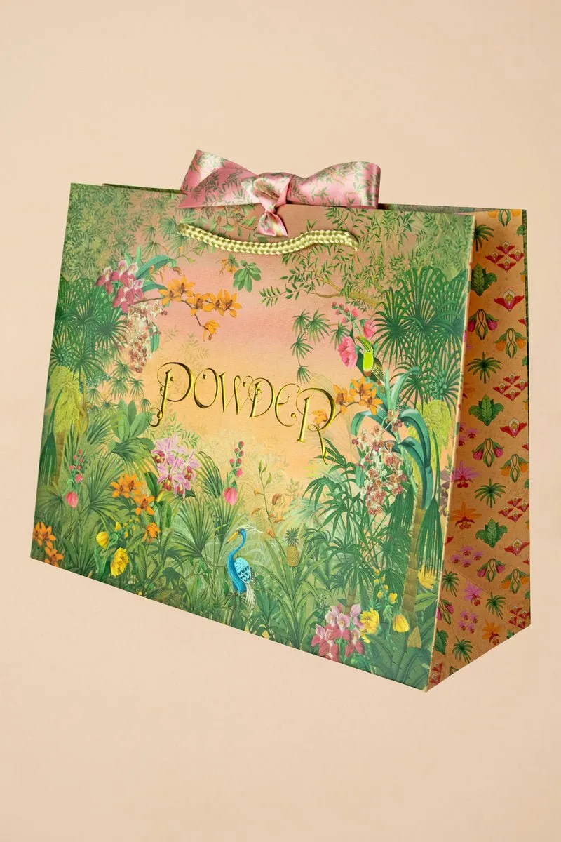 Powder Small Quilted Vanity Bag - Whimsical Woodland