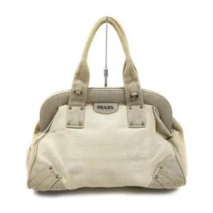 Prada Beige Frame Bowler Bag 863160