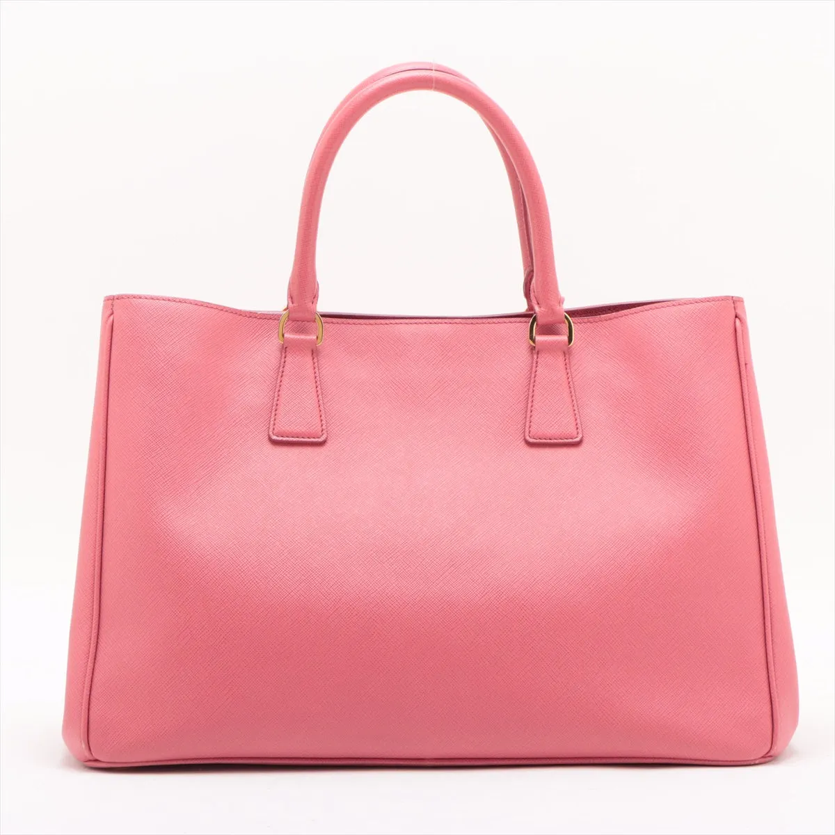 Prada Saffiano Galeria Leather Pink Tote Bag-#1940