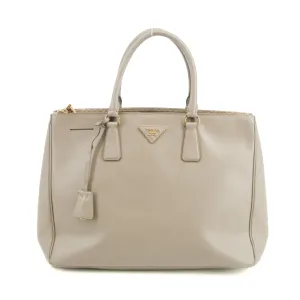 Prada Saffiano Vitello Grey Galleria Tote Bag Large #3233
