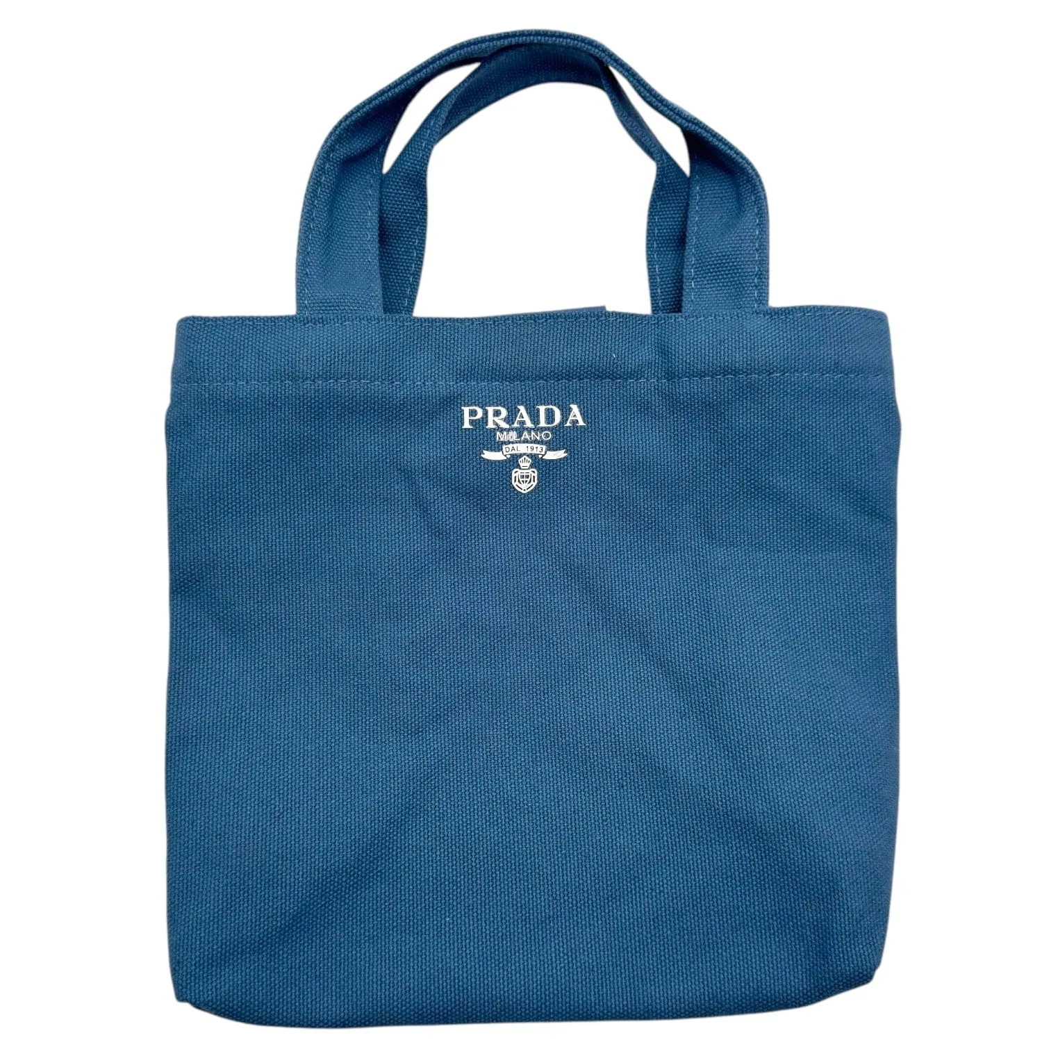PRADA VIP Gift Canvas Tote - Blue New w/Out Tags